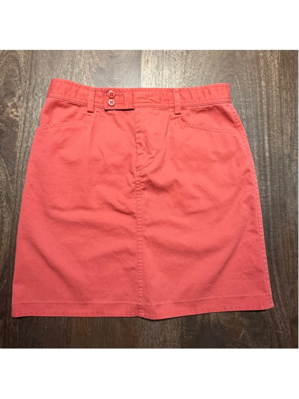 Women's Polo Ralph Lauren Coral Chino A-Line Mini Skirt Size Small